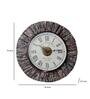 Rustic Antique Wooden Wall Clock