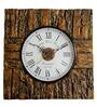 Rustic Antique Wooden Wall Clock