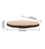 Rustic Charm Acacia Wood Lazy Susan