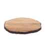 Rustic Charm Acacia Wood Lazy Susan