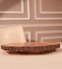 Rustic Charm Acacia Wood Lazy Susan
