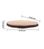 Rustic Charm Acacia Wood Lazy Susan