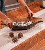 Rustic Charm Acacia Wood Serving Bowl