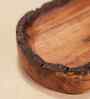 Rustic Charm Brown Acacia Wood Serving Tray