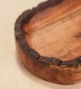 Rustic Charm Brown Acacia Wood Serving Tray