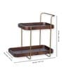 Rustic Charm Brown Homeydo Wood & Metal Organizer