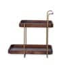 Rustic Charm Brown Homeydo Wood & Metal Organizer