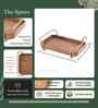 Rustic Charm Homeydo Wooden Serving Tray