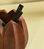 Rustic Charm Lotus Cutlery Holder