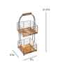 Rustic Grid Multipurpose Storage Basket