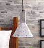 Hercules Rustic Silver Metal Hanging Light