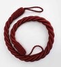 Rustic Maroon Tassel Tie-Back
