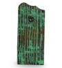 Rustic Radiance Antique Finish Blue Mango Wood Wall Tea Light Holder