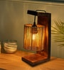 Rustic Raffia Table Lamp