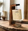 Rustic Rattan Table Lamp