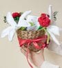 Rustic Romance Bamboo Basket Bouquet