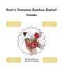 Rustic Romance Bamboo Basket Bouquet