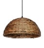 Rustic Sea Grass Woven Dome Pendant Light