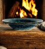 Rustic Stone | Handcrafted Ceramic Azure Wave Pasta Plate Set of 2