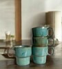 Rustic Stone | Stackable Ceramic Tea and Coffee Cups