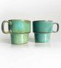 Rustic Stone | Stackable Ceramic Tea and Coffee Cups