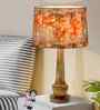 Rustic Turnip Wood Table lamp for home