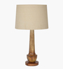 Rustic Turnip Wood Table lamp for home