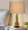 Rustic Turnip Wood Table lamp for home
