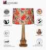 Rustic Turnip Wood Table lamp for home