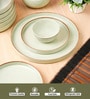 Rusty Green Melamine Plato Dinner Set Of 20 Pcs