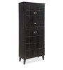 Ruth Big Shoe Cabinet With Drawer in Cappucino Finish