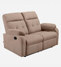 RX5 Fabric Manual 2 Seater Recliner in Belgian Beige Colour