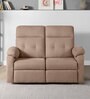 RX5 Fabric Manual 2 Seater Recliner in Belgian Beige Colour