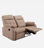 RX5 Fabric Manual 2 Seater Recliner in Belgian Beige Colour