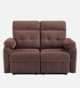 RX5 Fabric Manual 2 Seater Recliner in Turkish Brown Colour