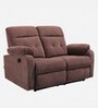 RX5 Fabric Manual 2 Seater Recliner in Turkish Brown Colour