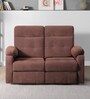 RX5 Fabric Manual 2 Seater Recliner in Turkish Brown Colour