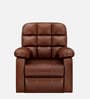 Rx5 Manaual 1 Seater Recliner In Brown Color