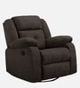 Rx7 Fabric Manual 1 Seater Recliner In Egyptian Brown Colour