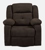 Rx7 Fabric Manual 1 Seater Recliner In Egyptian Brown Colour