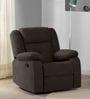 Rx7 Fabric Manual 1 Seater Recliner In Egyptian Brown Colour