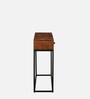Rybnik Solid Wood Console Table In Walnut Finish