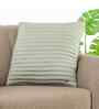 Ryegrass Shell 100% Cotton 18X18 Inches Knitted Cushion Cover With Filler