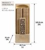 Golden Glow Rain Curtain Water Fountain