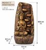 Golden Harmony Buddha Cascading Tabletop Water Fountain