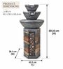 Harmony Falls 3-Tier Cascade Water Fountain/1