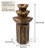 Harmony Falls 3-Tier Cascade Water Fountain/2