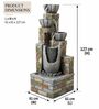 Mountain Spring Cascade Water Fountain