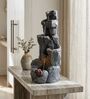 Mountain Spring Multi-Tier Water Fountain with LED Light