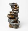Spiral Stone Cascade Water Fountain